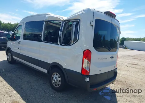 2023 Ford Transit-350 Passenger Van Xl z USA, uszkodzony, nr VIN 1FBAX9C86PKA01789